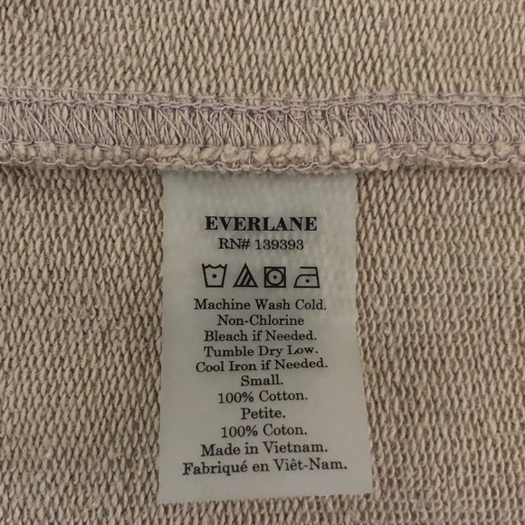 Everlane French Terry Crew Sweatshirt size S - Picture 7 of 7